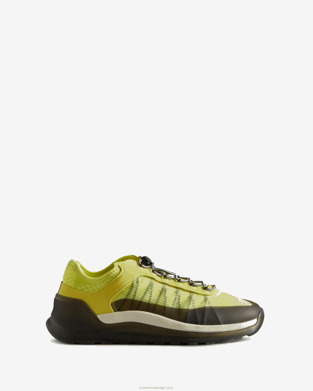 X226V115 reis sneaker vrouwen Hunter pittig geel/gearceerd wit/zwart